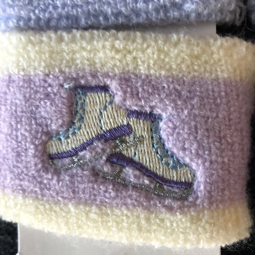 Gymboree Girls Skating Princess Ice Skating Wristbands 2 Pairs Size OS